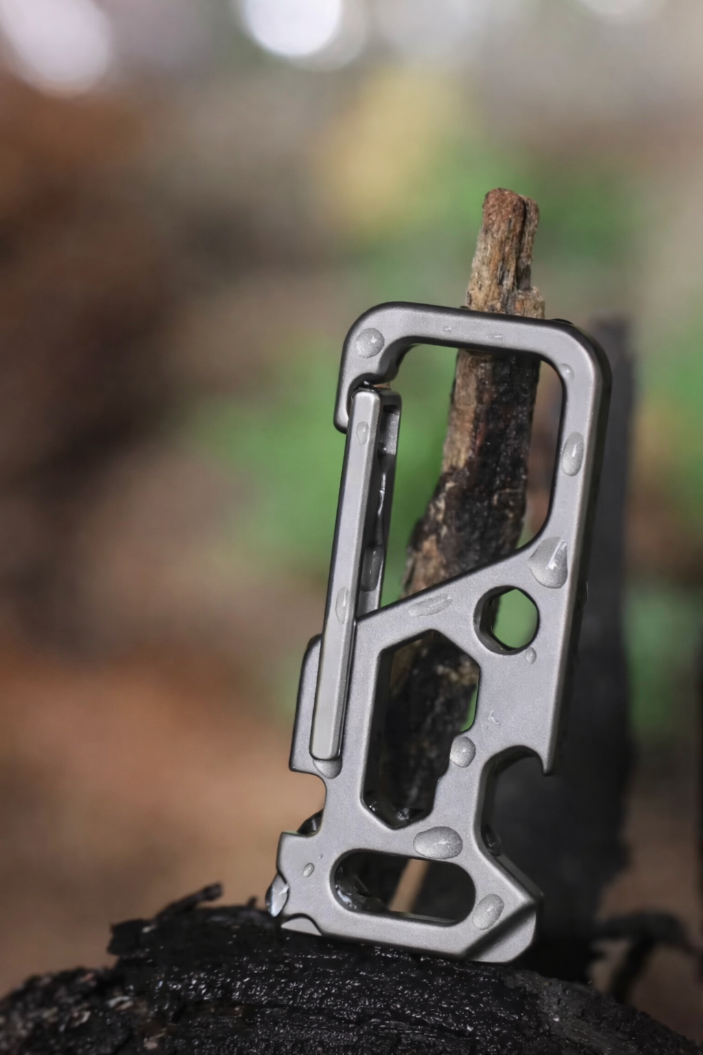 Titanium Heavy Duty Carabiner Keychain