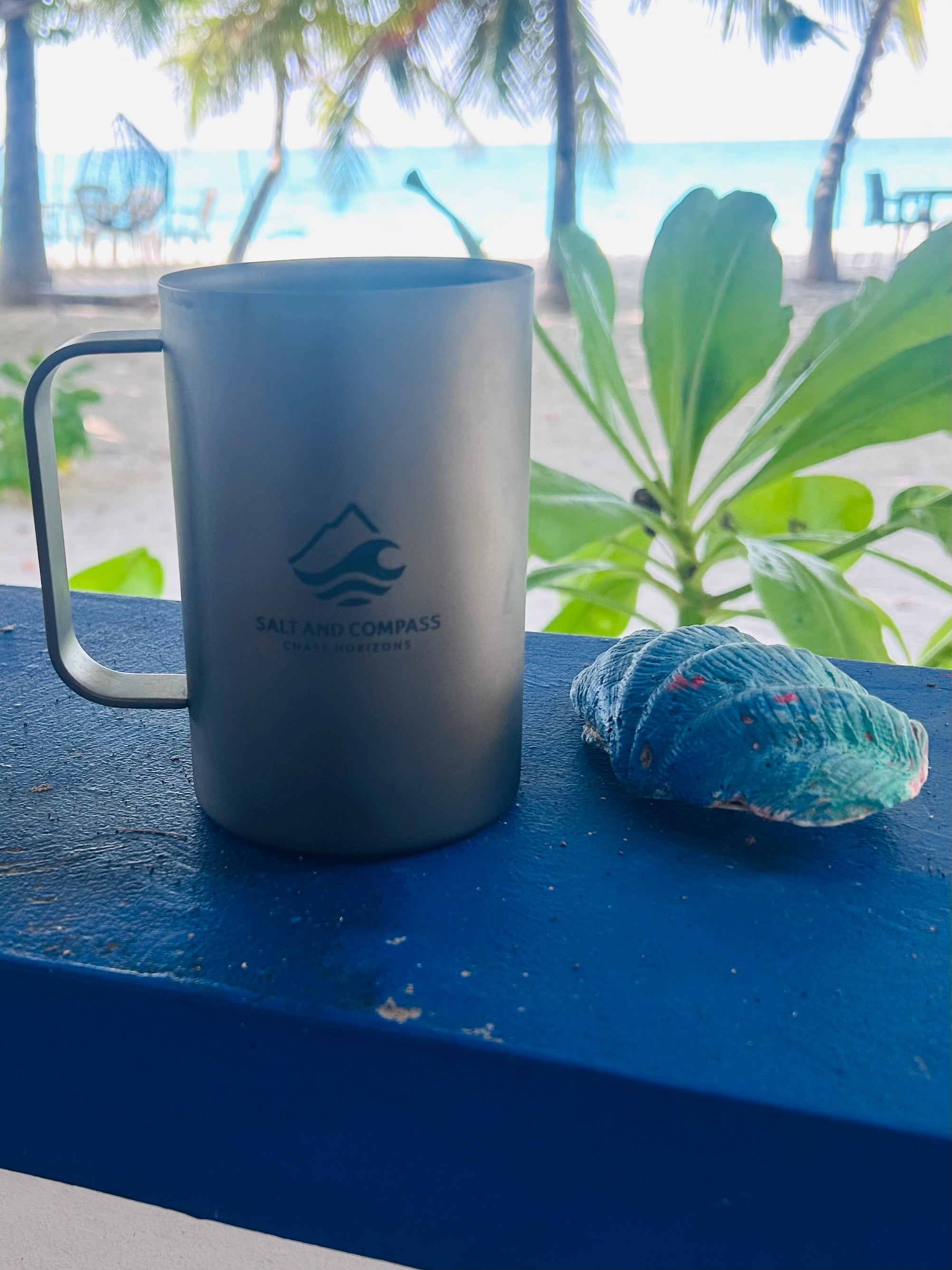 Ultralight Titanium Double Layer Travel Mug 480ml