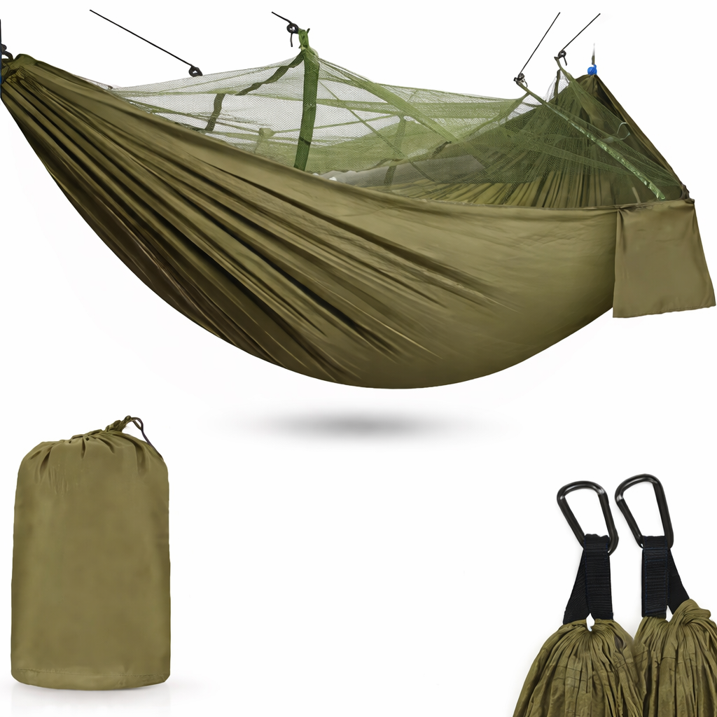 210T Parachute Material Hammock with Mosquito Net