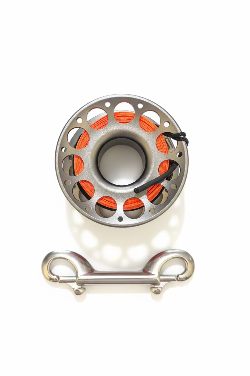 Aluminium Diving Spool with 30m Line | Salt and Compass