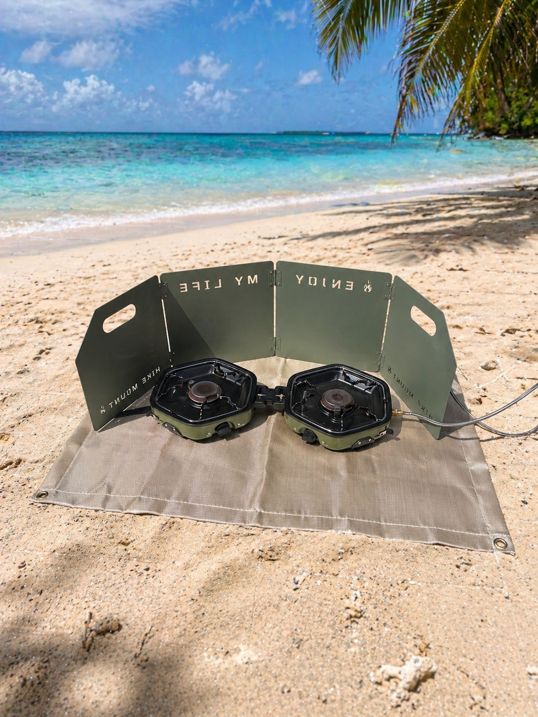 Camping 4 Panel Foldable Windshield