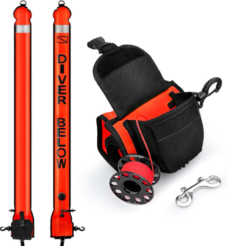 DSMB 1.8M (Delayed Surface Marker Buoy) with reel