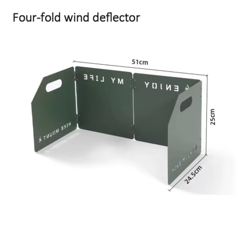 Camping 4 Panel Foldable Windshield