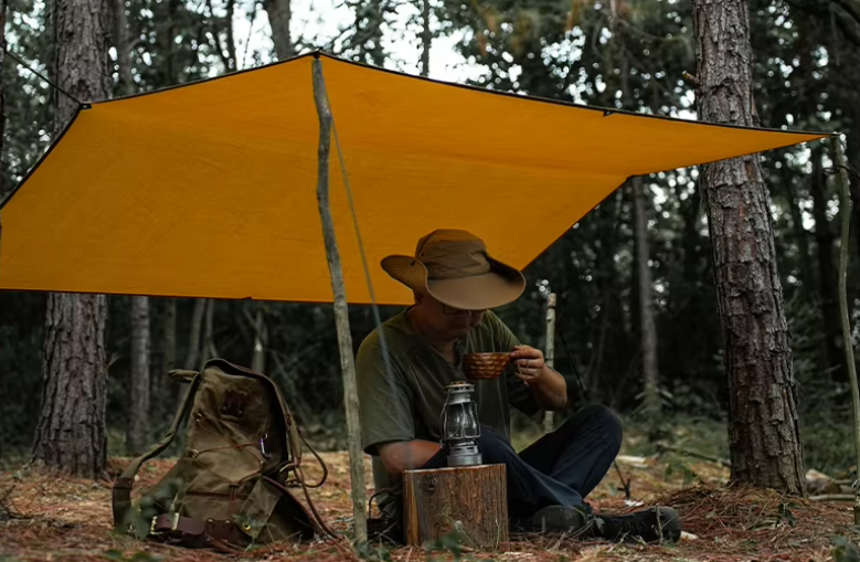 Bushcraft Outdoor Waterproof Canvass/Sunshade/Shelter 1.4x2m