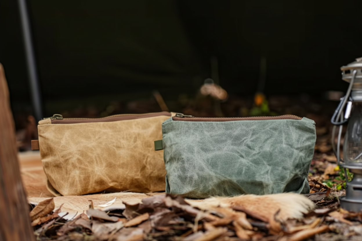 Vintage Oil Wax Storage Bag