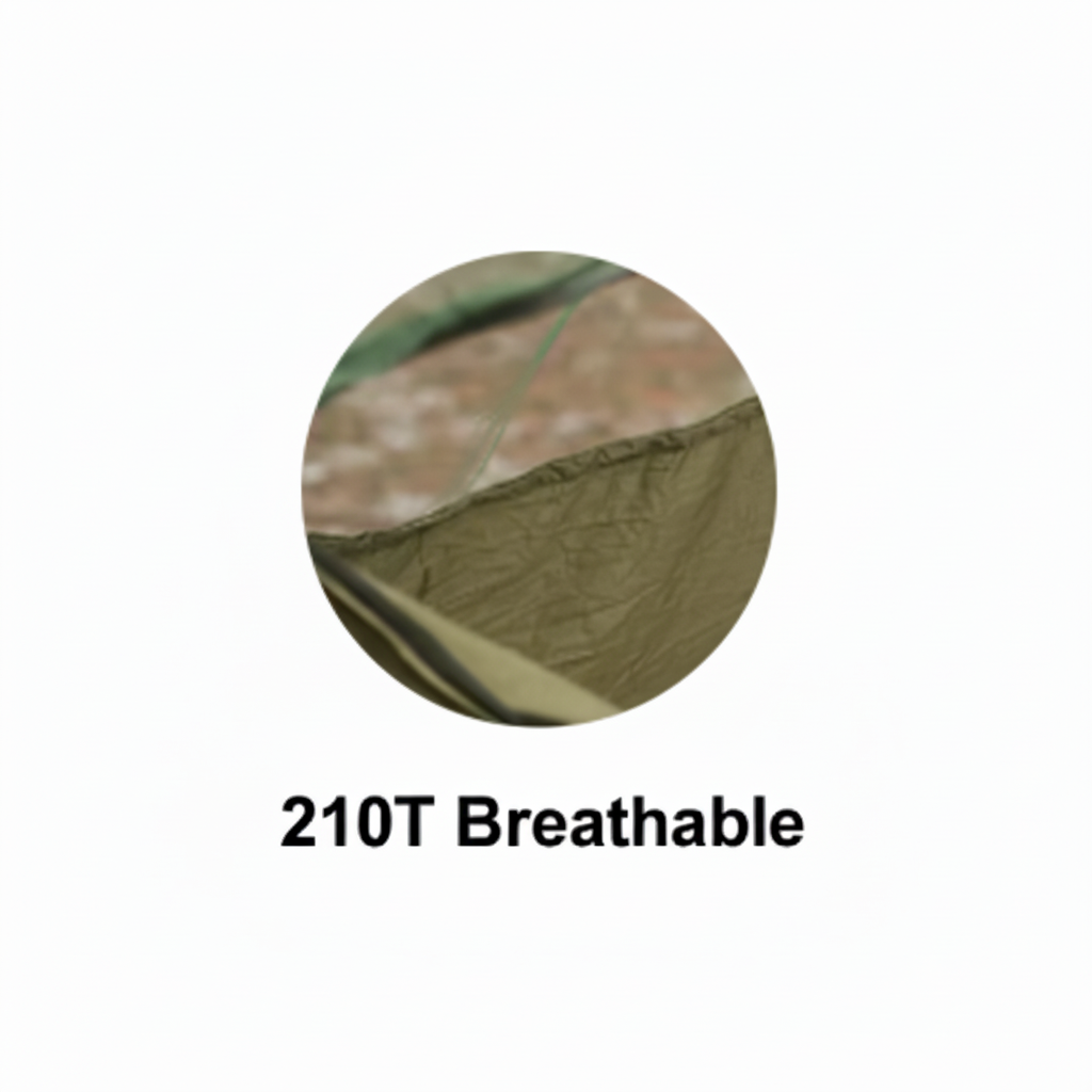 210T Parachute Material Hammock with Mosquito Net