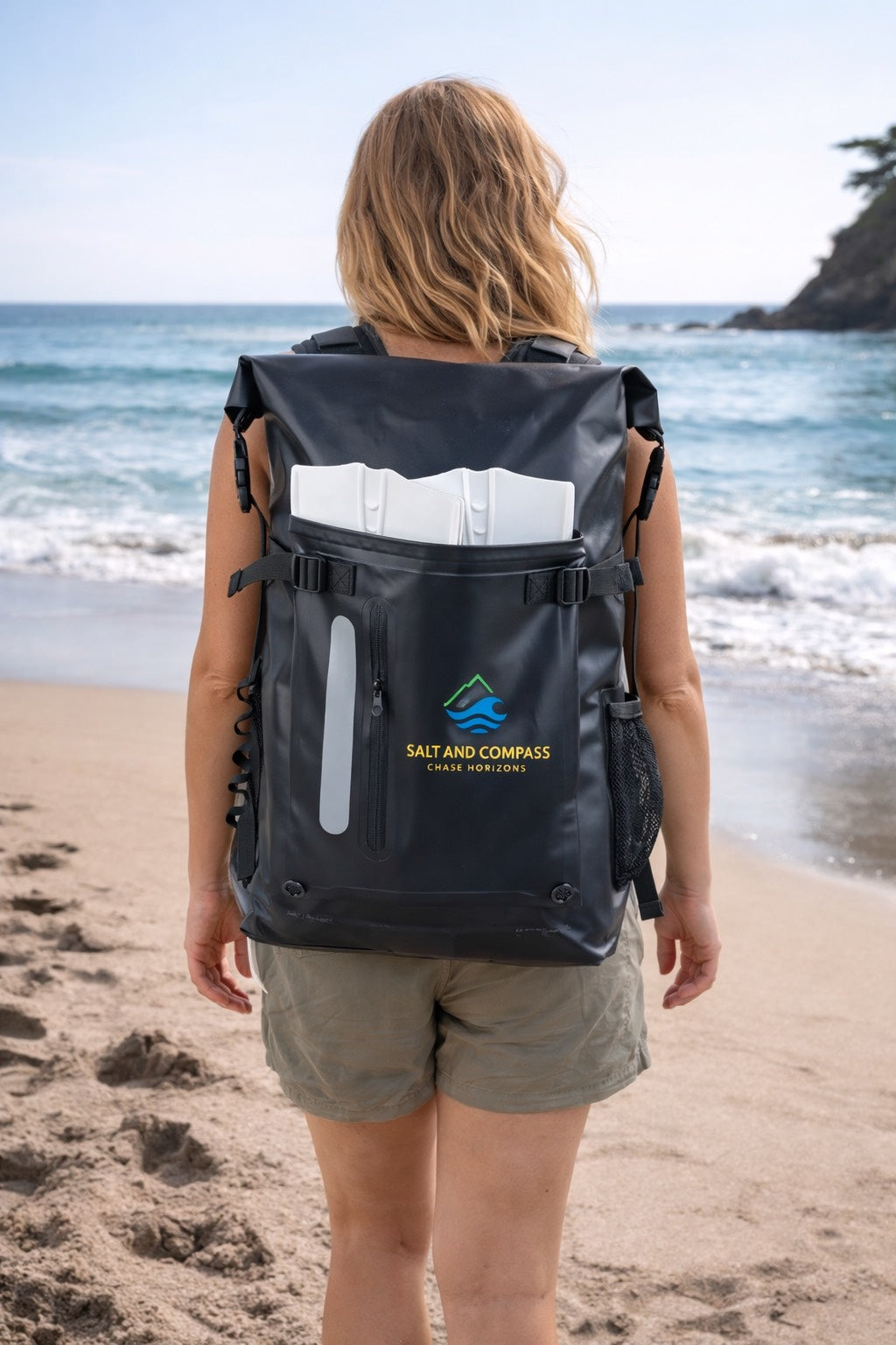 29L Waterproof Dry Bag with large external pocket..ideal for fins!